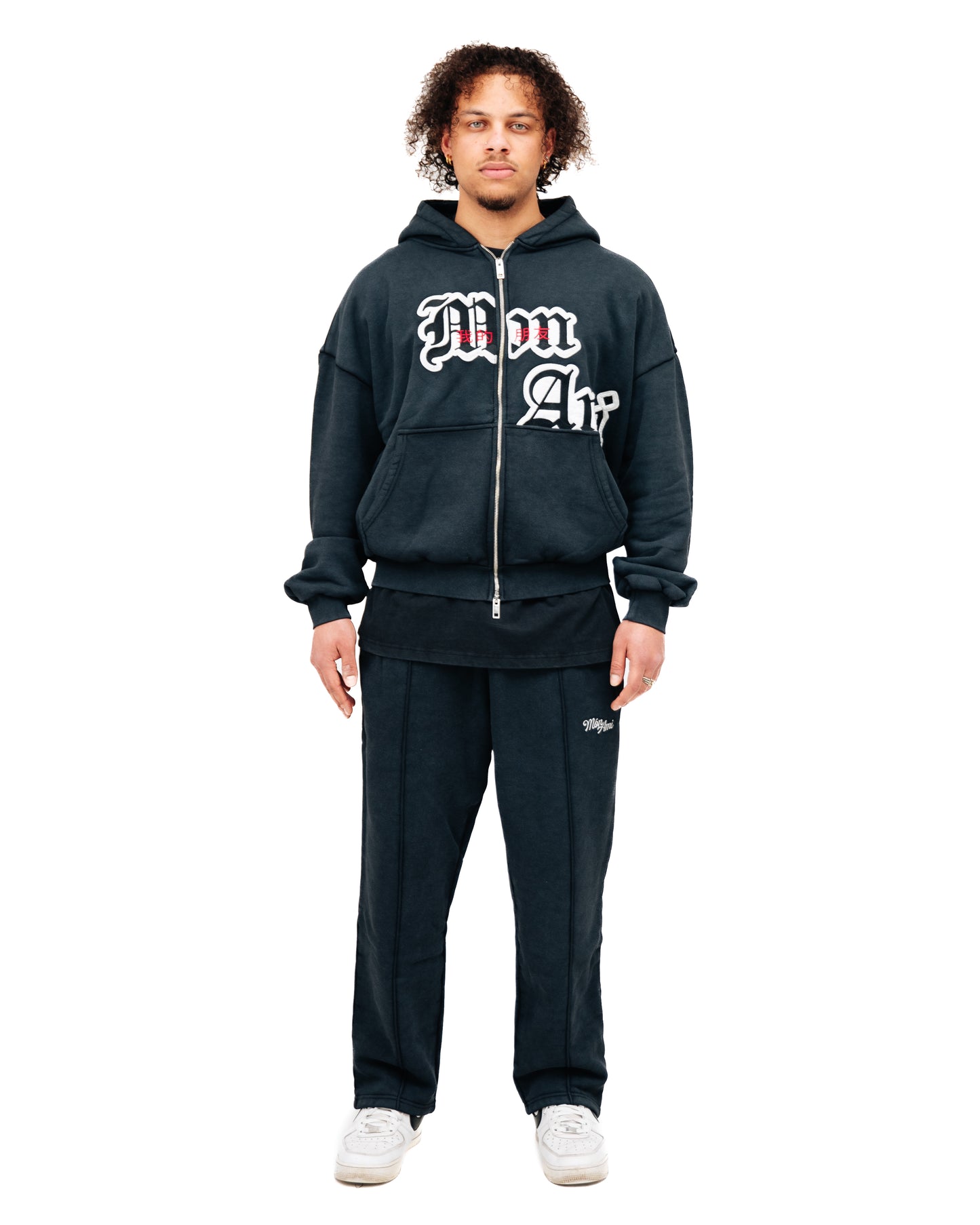 Pull á Capuche Orchidée Gris Délavé