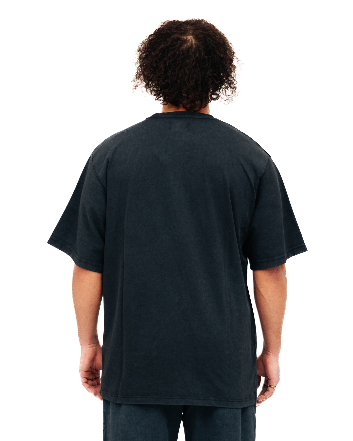 T-Shirt Orchidée Gris Délavé