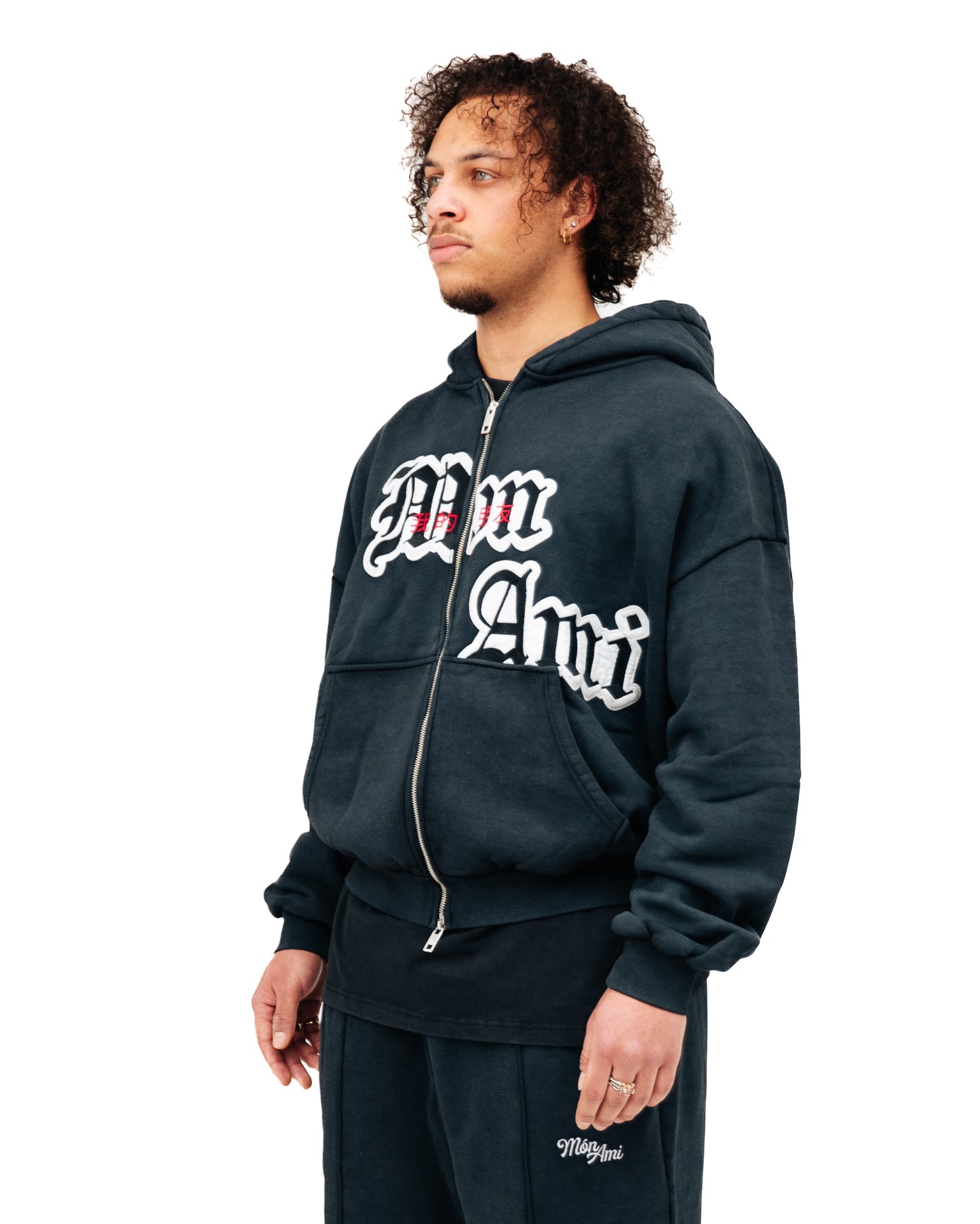 Pull á Capuche Orchidée Gris Délavé