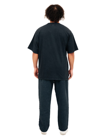 T-Shirt Orchidée Gris Délavé
