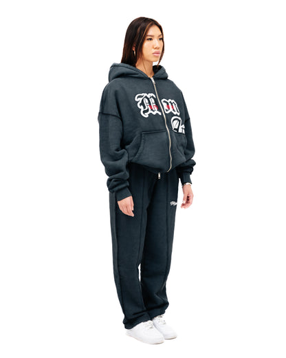 Pantalon Orchidée Gris Délavé
