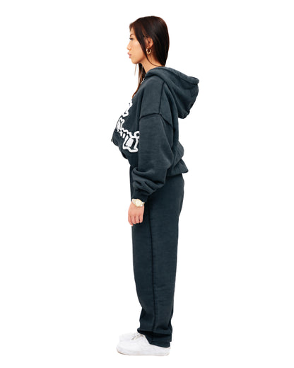 Pantalon Orchidée Gris Délavé