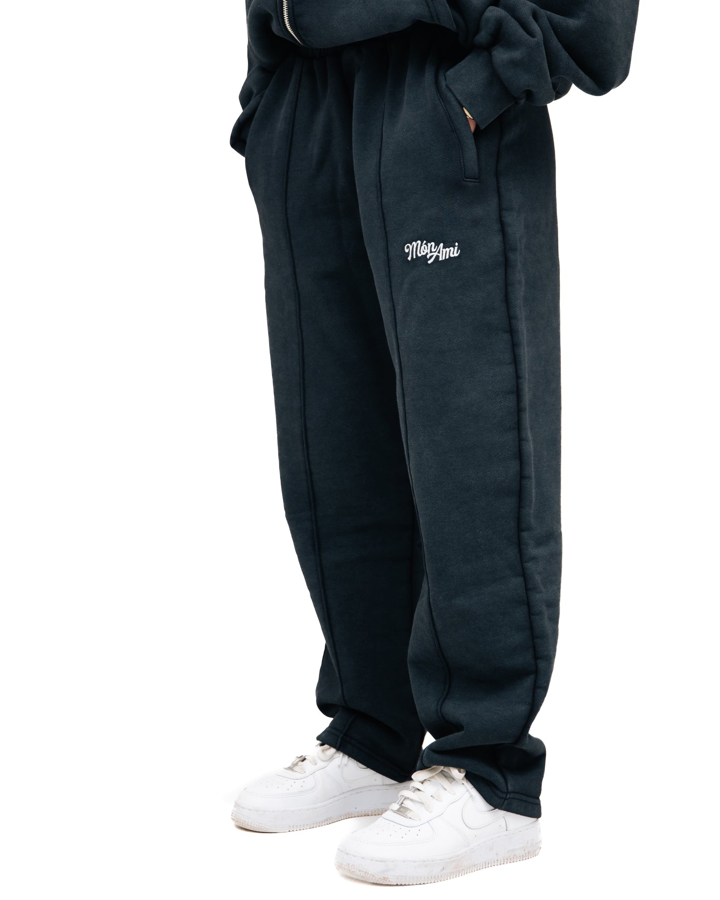 Pantalon Orchidée Gris Délavé
