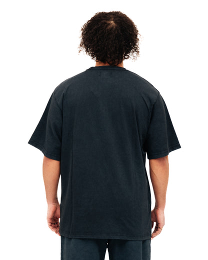 T-Shirt Orchidée Gris Délavé
