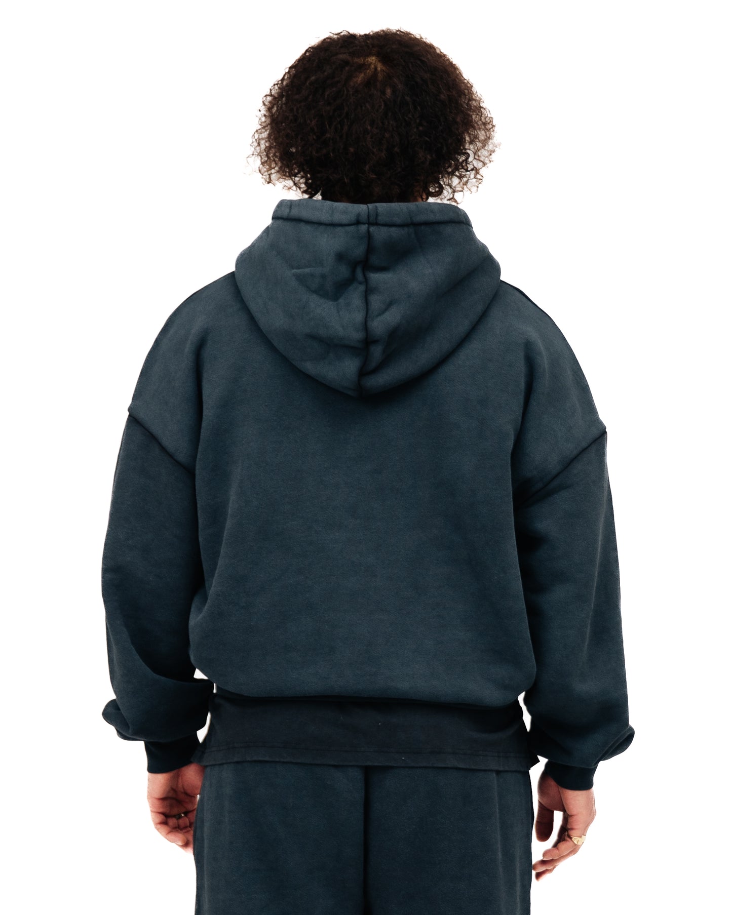 Pull á Capuche Orchidée Gris Délavé